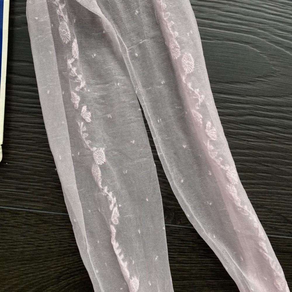 Vintage Givenchy Sheer Tights Pink Deadstock NWT Coquette Balletcore Sz S‎ - Picture 3 of 4